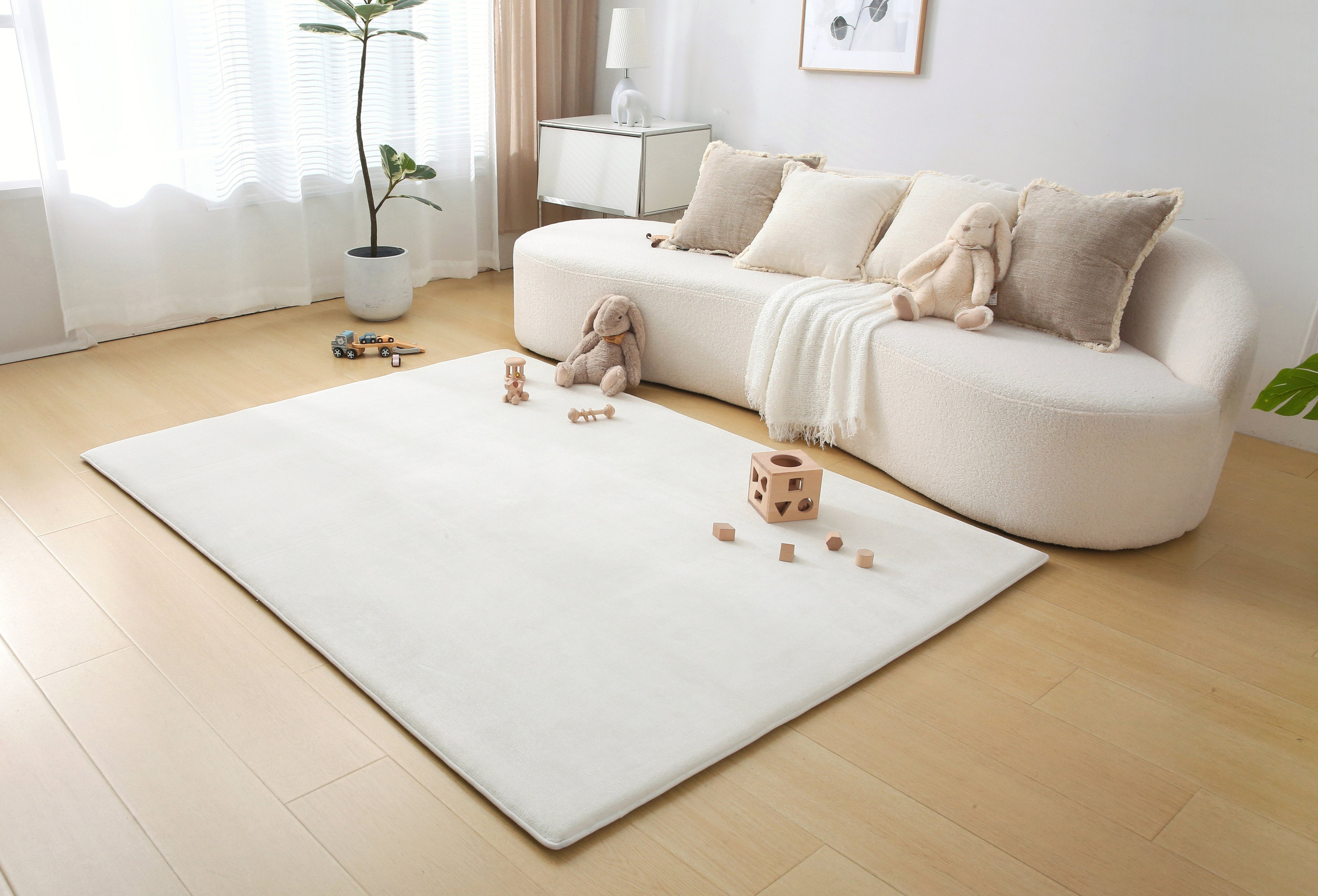 Plush Memory Play Mat – Ivory