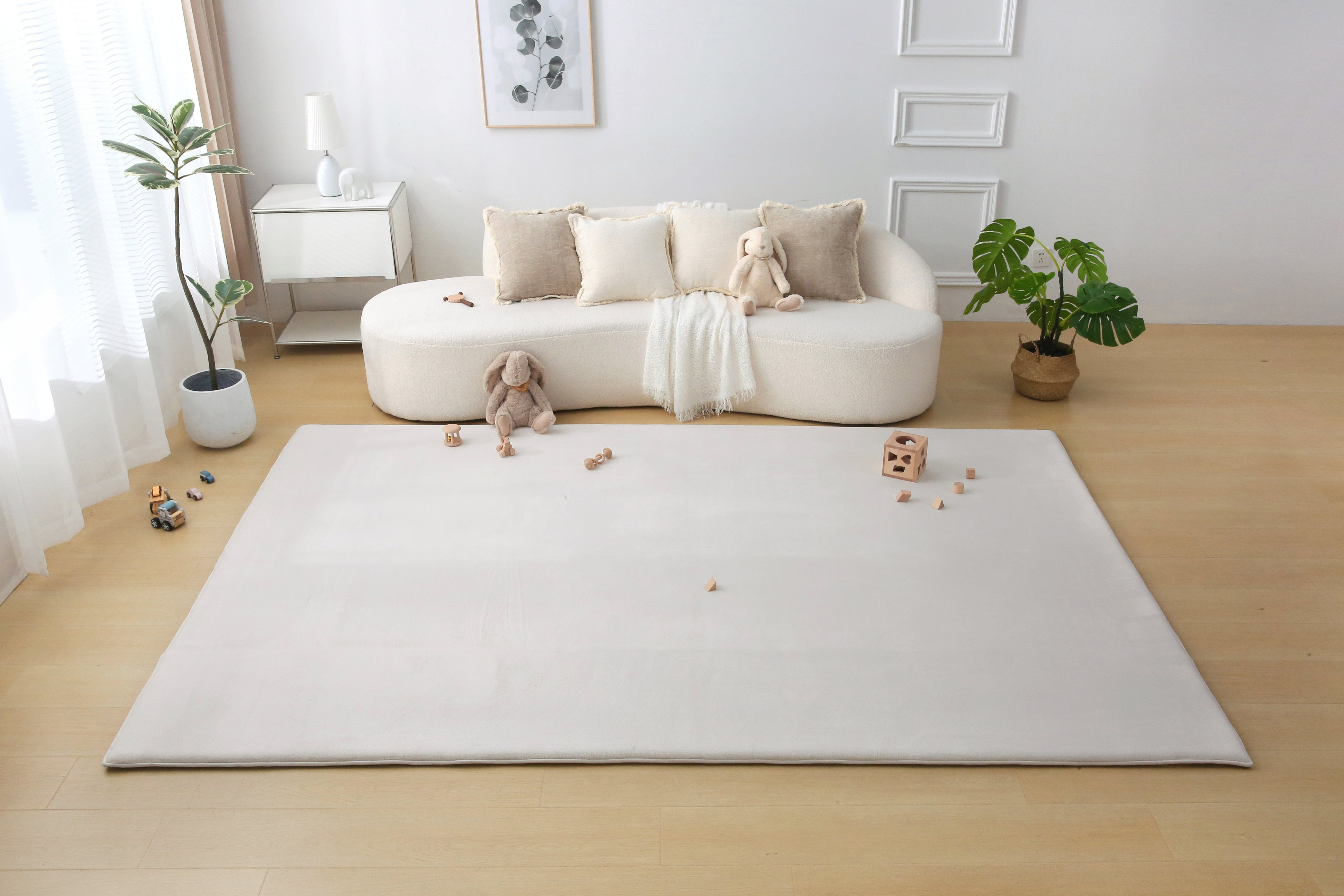 Plush Memory Play Mat – Ivory