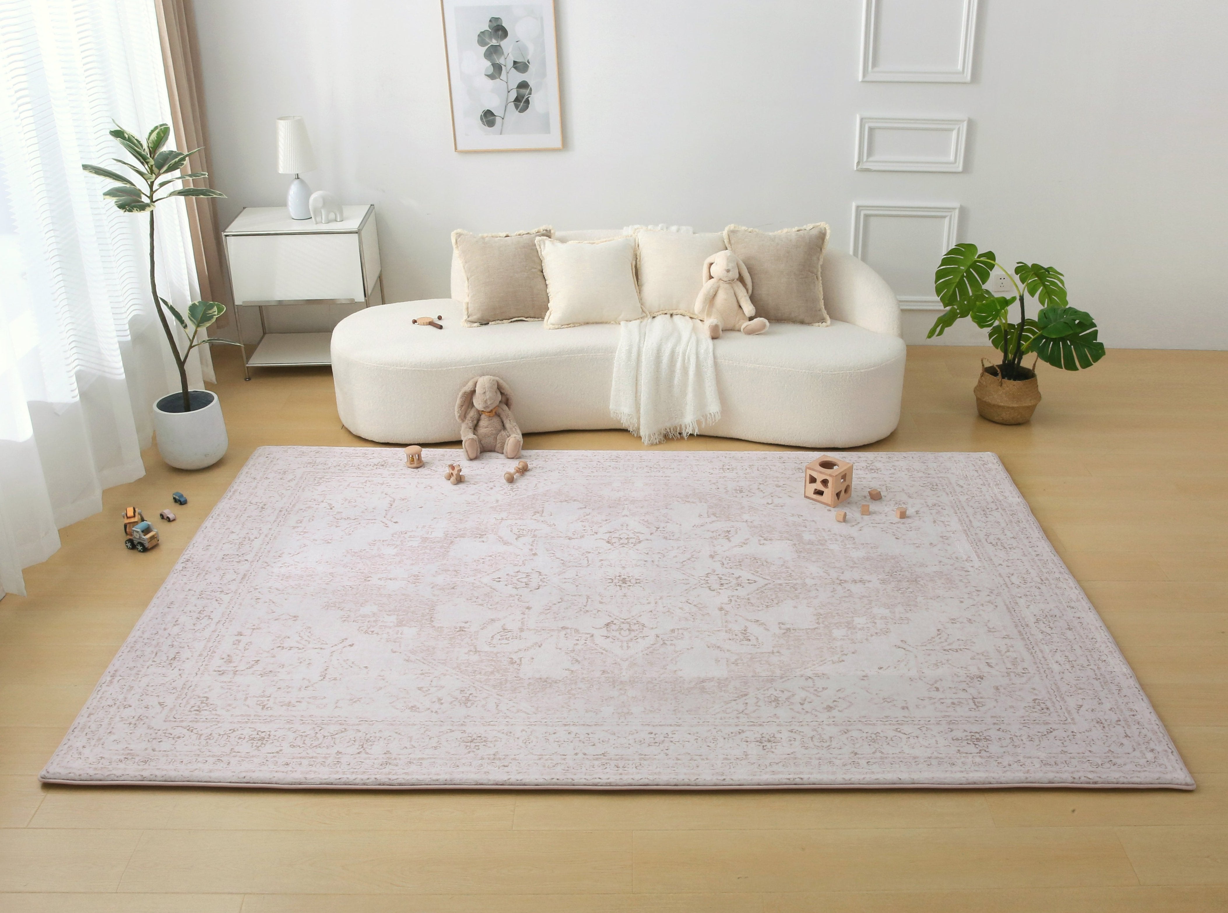 Plush Memory Play Mat - Persian Vintage Toffee